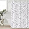 Double Love Butter-Fly Flower Bathroom Curtain 78 Inch Shower Curtain with Hooks, Waterproof Polyester Bath Curtain Washable Bathtub Curtain Country Purple Fall Leaves Florals 54''x 78'' view 1