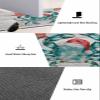 Christmas Bath Mat for Tub,Non Slip Bathroom Floor Runner Rug Quick Dry & Absorbent Diatomaceous Earth Shower Sink Bedroom Kitchen Washable Doormat,Farmhouse Xmas Ocean Crab Red Santa 18"x47" view 3