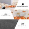 Autumn Pumpkin Bath Mat for Tub,Non Slip Bathroom Floor Runner Rug Quick Dry & Absorbent Diatomaceous Earth Shower Sink Bedroom Kitchen Washable Doormat,Thanksgiving Fall Maple Leaves Burlap 18"x47" view 3
