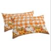 BOBOWUNY Pumpkin Pillow Covers King Size 2 Pack, Thanksgiving Sunflower Buffalo Orange Soft Bed Throw Pillowcases Breathable Cooling Long Lumbar Body Pillow Sham Cover for Bed Sofa 20x36 view 1