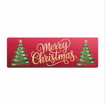 Christmas Bath Mat for Tub,Non Slip Bathroom Floor Runner Rug Quick Dry & Absorbent Diatomaceous Earth Shower Sink Bedroom Kitchen Washable Doormat,Green Xmas Tree Red Winter Star Holiday 18"x47"