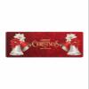 Christmas Bath Mat for Tub,Non Slip Bathroom Floor Runner Rug Quick Dry & Absorbent Diatomaceous Earth Shower Sink Kitchen Washable Doormat,Red Poinsettia Bells Xmas Winter Holiday White 16"x47" view 1