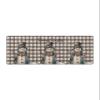 Buffalo Plaid Snowman Bath Mat for Tub,Non Slip Bathroom Floor Runner Rug Quick Dry & Absorbent Diatomaceous Earth Shower Sink Bedroom Kitchen Washable Doormat,Christmas Snowflake Grey Lattice 20"x47" view 1