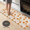 Autumn Pumpkins Bath Mat for Tub,Non Slip Bathroom Floor Runner Rug Quick Dry & Absorbent Diatomaceous Earth Shower Sink Kitchen Washable Doormat,Orange Fall Harvest Thanksgiving Holiday 24"x71" view 4