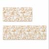 Autumn Thanksgiving Bath Mat for Tub,Non Slip Bathroom Floor Runner Rug Quick Dry & Absorbent Diatomaceous Earth Shower Sink Kitchen Doormat,Pumpkins Original Geometric Harvest Fall 24x36+24x71 view 1