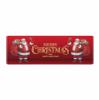 Christmas Santa Bath Mat for Tub,Non Slip Bathroom Floor Runner Rug Quick Dry & Absorbent Diatomaceous Earth Shower Sink Bedroom Kitchen Washable Doormat,Red Xmas Winter Snowflake Bell Gift 24"x71" view 1