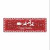 Christmas Bath Mat for Tub,Non Slip Bathroom Floor Runner Rug Quick Dry & Absorbent Diatomaceous Earth Shower Sink Bedroom Kitchen Washable Doormat,Winter Red Snowman Tree Elk Snowflakes 20"x63" view 1