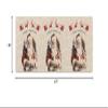 Christmas Santa Bath Mat for Tub,Non Slip Bathroom Floor Runner Rug Quick Dry & Absorbent Diatomaceous Earth Shower Sink Bedroom Kitchen Washable Doormat,Rustic Deer Newspaper Elk Snowflake 16"x47" view 3