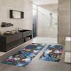 Christmas Bath Mat for Tub,Non Slip Bathroom Floor Runner Rug Quick Dry & Absorbent Diatomaceous Earth Shower Sink Bedroom Kitchen Washable Doormat,Winter Snowman Farm House Bird Berry 20x32+20x63 view 2