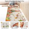Harvest Festival Bath Mat for Tub,Non Slip Bathroom Floor Runner Rug Quick Dry & Absorbent Diatomaceous Earth Shower Sink Kitchen Doormat,Thanksgiving Fall Boho Gnomes Pumpkin Leaves 16x24+16x47 view 4