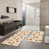 Autumn Pumpkins Bath Mat for Tub,Non Slip Bathroom Floor Runner Rug Quick Dry & Absorbent Diatomaceous Earth Shower Sink Kitchen Washable Doormat,Orange Fall Harvest Thanksgiving Holiday 24x36+24x71 view 2
