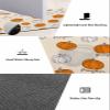 Autumn Pumpkins Bath Mat for Tub,Non Slip Bathroom Floor Runner Rug Quick Dry & Absorbent Diatomaceous Earth Shower Sink Kitchen Washable Doormat,Orange Fall Harvest Thanksgiving Holiday 24x36+24x71 view 3