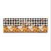 Thanksgiving Pumpkin Bath Mat for Tub,Non Slip Bathroom Floor Runner Rug Quick Dry & Absorbent Diatomaceous Earth Shower Sink Bedroom Kitchen Washable Doormat,Buffalo Plaid Black Sunflower 24"x71" view 1
