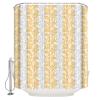 Double Love Fall Forest Abstract Bathroom Curtain 96 Inch Shower Curtain with Hooks, Waterproof Polyester Bath Curtain Washable Bathtub Curtain Winter Orange Grey Leaves 72''x 96'' view 3