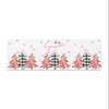 Christmas Tree Bath Mat for Tub,Non Slip Bathroom Floor Runner Rug Quick Dry & Absorbent Diatomaceous Earth Shower Sink Kitchen Washable Doormat,Blush Pink Gold Snowflakes Buffalo Plaid 24"x71" view 1