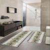 Winter Eucalytus Bath Mat for Tub,Non Slip Bathroom Floor Runner Rug Quick Dry & Absorbent Diatomaceous Earth Shower Sink Kitchen Doormat,Christmas Pint Tree Branch Farmhouse Plaid 18x30+18x48 view 2