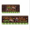 Fall Thanksgiving Bath Mat for Tub,Non Slip Bathroom Floor Runner Rug Quick Dry & Absorbent Diatomaceous Earth Shower Sink Bedroom Kitchen Washable Doormat,Brown Football Baseball Leaves 24x36+24x71 view 1