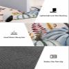 Abstract Pumpkins Bath Mat for Tub,Non Slip Bathroom Floor Runner Rug Quick Dry & Absorbent Diatomaceous Earth Shower Sink Kitchen Washable Doormat,Fall Thanksgiving Eucalyptus Leaves Bird 24x36+24x71 view 3