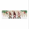 Christmas Bath Mat for Tub,Non Slip Bathroom Floor Runner Rug Quick Dry & Absorbent Diatomaceous Earth Shower Sink Bedroom Kitchen Washable Doormat,Winter Gnomes Snowflake Farmhouse Pine Trees 24"x71" view 1