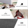 Christmas Bath Mat for Tub,Non Slip Bathroom Floor Runner Rug Quick Dry & Absorbent Diatomaceous Earth Shower Sink Bedroom Kitchen Washable Doormat,Winter Gnomes Snowflake Farmhouse Pine Trees 24"x71" view 3