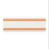 Farmhouse Stripes Bath Mat for Tub,Non Slip Bathroom Floor Runner Rug Quick Dry & Absorbent Diatomaceous Earth Shower Sink Bedroom Kitchen Washable Doormat,Rustic Orange Fall White Geometric 18"x60" view 1