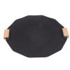 Korean Grill Pan,Nonstick Round Griddle Grill Pan with Handle,Good Thermal Insulation Non Stick Barbecue Plate for Party Camping(40cm) view 1
