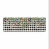 Eucalytus Bath Mat for Tub,Non Slip Bathroom Floor Runner Rug Quick Dry & Absorbent Diatomaceous Earth Shower Sink Bedroom Kitchen Washable Doormat,Winter Christmas Rustic Black Checkered 24"x71" view 1