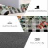 Eucalytus Bath Mat for Tub,Non Slip Bathroom Floor Runner Rug Quick Dry & Absorbent Diatomaceous Earth Shower Sink Bedroom Kitchen Washable Doormat,Winter Christmas Rustic Black Checkered 24"x71" view 3