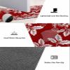 Christmas Pine Bath Mat for Tub,Non Slip Bathroom Floor Runner Rug Quick Dry & Absorbent Diatomaceous Earth Shower Sink Bedroom Kitchen Washable Doormat,Red Xmas Tree Branch Berry 16x24+16x47 view 3