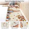 Fall Gnomes Bath Mat for Tub,Non Slip Bathroom Floor Runner Rug Quick Dry & Absorbent Diatomaceous Earth Shower Sink Kitchen Washable Doormat,Thanksgiving Pumpkin Autumn Maple Leaves 24x36+24x71 view 4