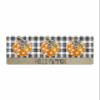Pumpkin Plaid Bath Mat for Tub,Non Slip Bathroom Floor Runner Rug Quick Dry & Absorbent Diatomaceous Earth Shower Sink Bedroom Kitchen Washable Doormat,Boho Thanksgiving Fall Buffalo Dot Black 20"x63" view 1