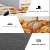 Autumn Southwestern Bath Mat for Tub,Non Slip Bathroom Floor Runner Rug Quick Dry & Absorbent Diatomaceous Earth Shower Sink Kitchen Doormat,Fall Thanksgiving Pumpkins Sunflower Maple 18x30+18x48 view 3