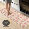 Geometric Love Stripes Bath Mat for Tub,Non Slip Bathroom Floor Runner Rug Quick Dry & Absorbent Diatomaceous Earth Shower Sink Kitchen Washable Doormat,Abstract Minimalistic Aesthetic Art 20"x63" view 4