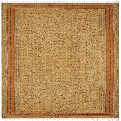 2.6x8 Runner Rug Kilim Rug Handmade Boho Rug Oriental Rug Bronze Black Cotton Rug Thick 0.19 inches Easy Washable Rug Flatweave Rugs for Small Bedside Runner Kitchen Runner Hallway Stair Runner