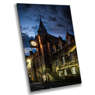 Tolbooth/Tollbooth Houses/People's Story Museum/Tolbooth Tavern, Edinburgh, Scotland - Print/Canvas/Acrylic/Metal (Canvas (3 Panel) Print, 40x90 Inches)
