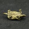 Antique Pure Brass Turtle Turtle and Turtle Bronze Carving Home Decoration Car Decoration Handle Handicraft Collection view 3