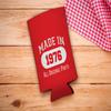 50th Birthday Decorations for Men Made in 1976 48-Pack Ultra Slim Seltzer Can Coolers view 2