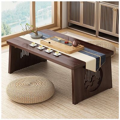 Pettershop Japanese Floor Low Table,Living Room Coffee Table,Folding Design,for Living Room, Dining Room, Tea, Home Decoration (Color : C, Size : 70x40x30cm)
