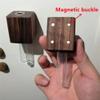 Mini Detachable Glass Vase Fridge Magnets, for Flower, Branch, Grass, Hydroponic Plant Culture Tube with Magnetic Attachment to Metal Surface, 1/3/5pcs Available (1 pcs) view 3