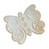 Mariposa Butterfly Shaped Spoon Rest for Kitchen Countertop Coffee Bar Decor Mini Size Holder (French ButterCream) view 1