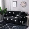OSWINT High Stretch Couch Slipcover, Waterproof Elastic Dustproof Slipcover Sofa Cover Cushion Protector Furniture Protector Machine Washable(235-300cm) (Size : 190-230cm) view 2