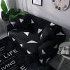 OSWINT High Stretch Couch Slipcover, Waterproof Elastic Dustproof Slipcover Sofa Cover Cushion Protector Furniture Protector Machine Washable(235-300cm) (Size : 190-230cm) view 4