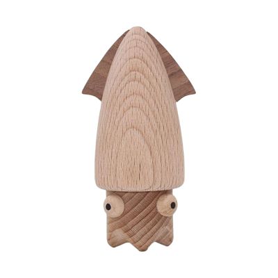 CLoxks Toothpick Holder Toothpick Holder Ornament Countertop Decoration Wooden Octopus Dispenser for Cafes Toothpick Dispenser