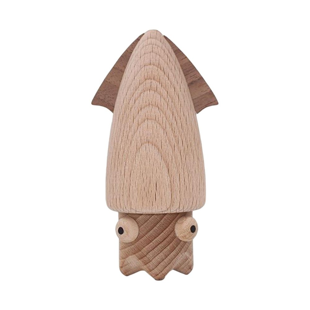 CLoxks Toothpick Holder Toothpick Holder Ornament Countertop Decoration Wooden Octopus Dispenser for Cafes Toothpick Dispenser