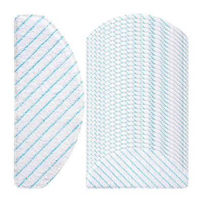 YAXRO 100 Pcs Disposable Mop Pads Replacement Mop Cloths Pads Compatible for Ecovacs T9 T9+ T8 T8+ T8 AIVI N8 N8 Pro N8 Pro+ Robot Vacuum