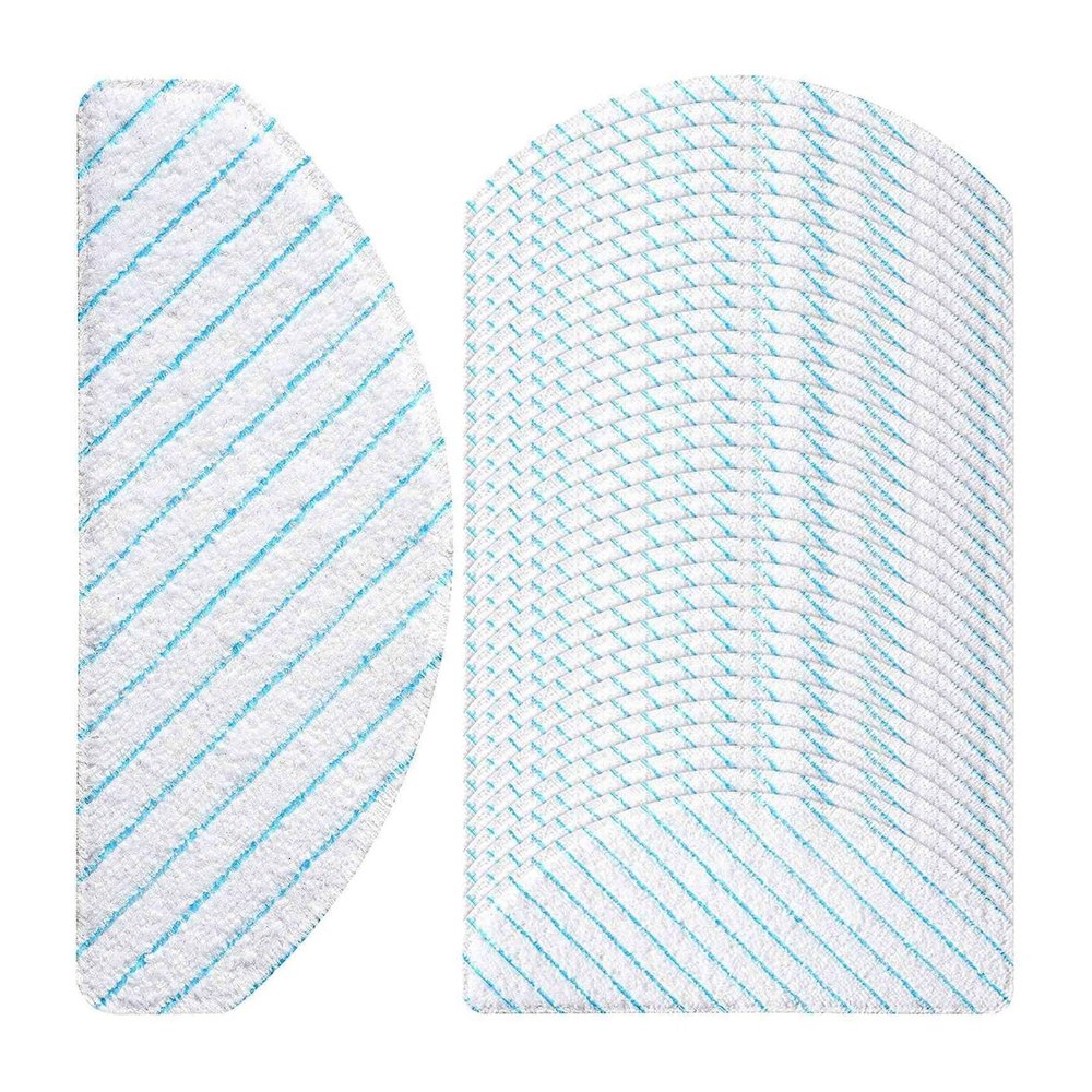 YAXRO 100 Pcs Disposable Mop Pads Replacement Mop Cloths Pads Compatible for Ecovacs T9 T9+ T8 T8+ T8 AIVI N8 N8 Pro N8 Pro+ Robot Vacuum