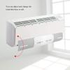 Gavigain Air Conditioning Windshield Deflector, Heavy Duty Plastic, Retractable, Adjustable Airflow, Wind Avoidance, White view 3