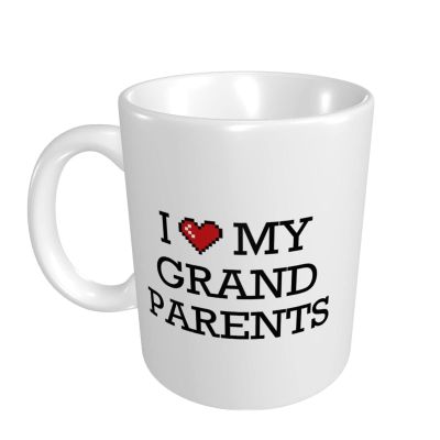 Abipuir Funny Mugs I Love My Grand Parents Mug Gifts For Moms Coffee Mugs Humorous