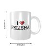 Abipuir Boss Coffee Mugs For Women I Love Felisha Mug Funny Gifts For Women Funny Gifts For Women view 2