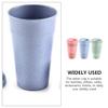 3pcs Wheat Straw Cup Juice Drinking Cup Smoothie Espresso Cup Reusable Drinking Cup Unbreakable Cups Coffee Cup with Lid Lids Freezer Cups Coffee Mug Kitchen Cups Plastic re-usable view 4